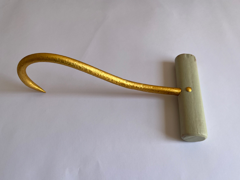 Gilded-Bale-Hook by Sarah guppy
